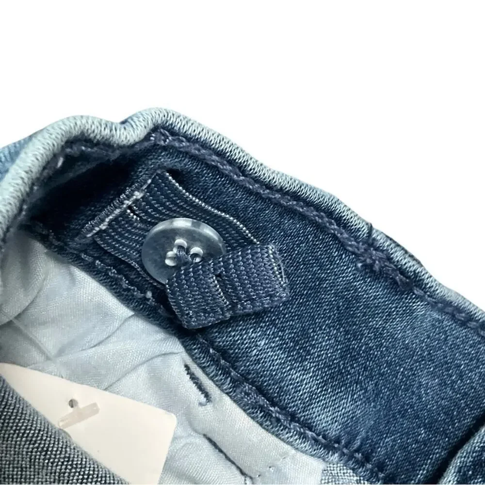 Carter's Girl’s Jean Shorts Raw Hem Blue Denim Size 5 NWT